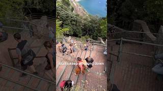 Corniglia cliff staircase in cinque Terre [upl. by Carhart]