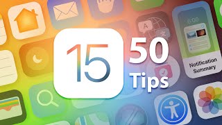 Fifty iOS 15 Features Tips and Tricks [upl. by Cornall]