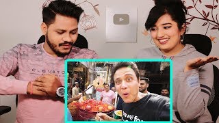 Indian Reaction On Pakistani Street Food Tour  Walled City of Lahore Pakistan By Mark Wines [upl. by Lindi]