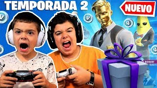 LE REGALO A MI HERMANO EL PASE DE BATALLA SI GANAMOS UN DÚO EN FORTNITE [upl. by Borg]