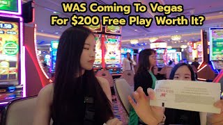 Was Coming To Vegas For 200 Free Play Worth It Dragon Link Slots at Palazzo Las Vegas Primm Vlog [upl. by Mchale787]