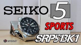 SEIKO 5 Sports SRP513K1  The Best Sports Watches Under 250 [upl. by Ecirtnahc806]