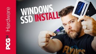 How to install Windows on your new SSD  OS install [upl. by Ruddy]