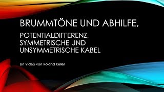 Brummtöne und die Abhilfemaßnahmen [upl. by Hambley]