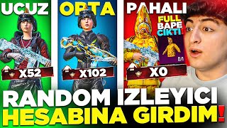 OHA 0 DESTANSI HESAPTAN FULL BAPE ÇIKTI UCUZ ORTA PAHALI İZLEYİCİ HESABI PUBG Mobile [upl. by Brace]