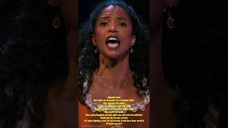 Satisfied 45 by Renée Elise Goldsberry from Hamilton  An American Musical [upl. by Teryl576]