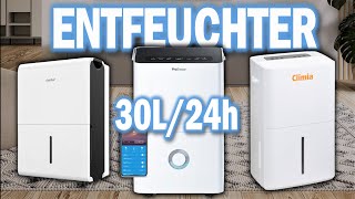 Beste 30L LUFTENTFEUCHTER 2024  Top Luftentfeuchter 30LTag Vergleich [upl. by Ehtnax]