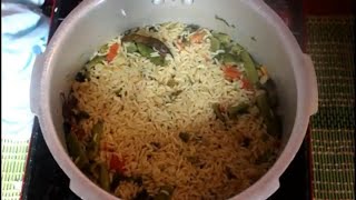 palav in kannadaVegetable PulaoMixed vegetable Palav veg Pulav recipeKannada recipes [upl. by Mila]