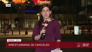 WrestleMania 36 moving out of Tampa will take place at closed set in Orlando [upl. by Wenona]