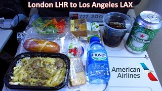 TRIP REPORT  AMAZING American Airlines ECONOMY  London to Los Angeles LAX  Boeing 777200 [upl. by Bellanca]