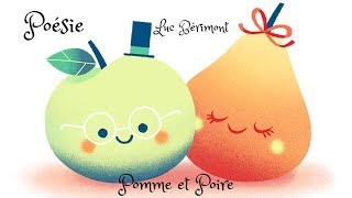 Poésie de Luc Bérimont  Pomme et Poire [upl. by Lux866]