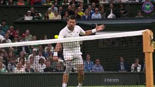 Somehow Novak Djokovic won this point  Wimbledon 2024 [upl. by Caleb]