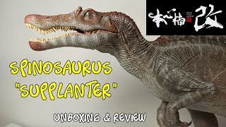 Spinosaurus Supplanter NANMU Unboxing y Review [upl. by Enawtna]