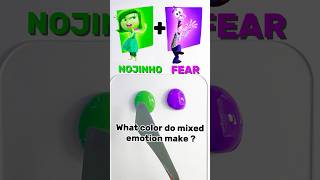 What color do mixed emotions make insideout2 art colormixing colors satisfying shorts cute [upl. by Theda]