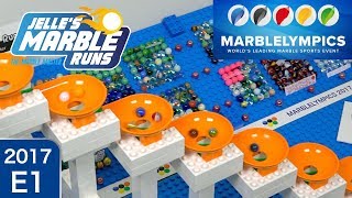 Marble Race Marble League 2017 E1 Funnel Race  OPENING CEREMONY [upl. by Haerdna971]