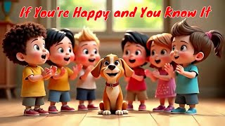 If You’re Happy and You Know It  Fun Kids Song  Fun and Interactive Kids Song [upl. by Maples]