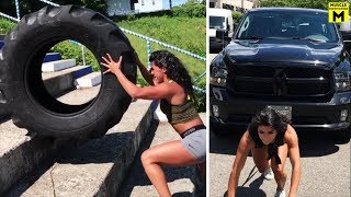 Wonder Woman in Real Life  Heba Ali  Strong Girl Workout [upl. by Else]