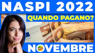 pagamenti naspi novembre 2022 💰 quando arrivano [upl. by Cheston]