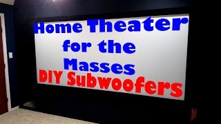 DIY Subwoofers [upl. by Aldercy]