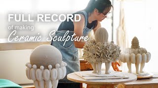 Making ceramic sculpture from clay  Transplant series [upl. by Neeroc]