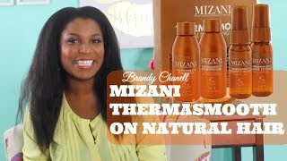 Mizani Thermasmooth System on Natural Hair [upl. by Ellehsram473]