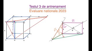 Test 3 de antrenament  Evaluare Nationala Math PDR [upl. by Vashtee]