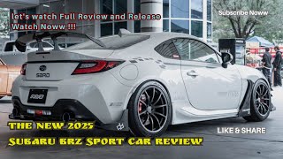 The New 2025 Subaru BRZ Sport Car Review [upl. by Nevsa]