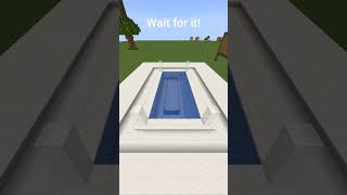 Minecraft Tutorial How to Build a Large Swimming Pool [upl. by Jopa]