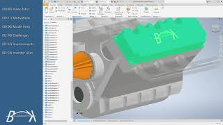 Autodesk Inventor V6 Engine Demo [upl. by Winebaum]