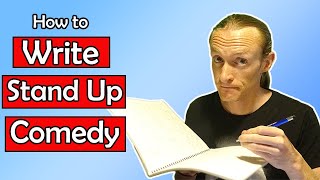 How to write a 5 minute stand up comedy set [upl. by Macilroy300]