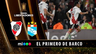 El primer gol de Barco  River vs Sporting Cristal  CONMEBOL Libertadores 2023 [upl. by Aimek]