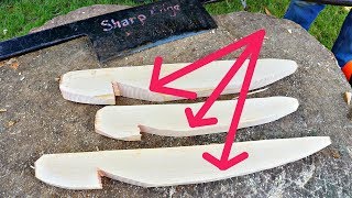 Watch a PRO carve a Wooden Tent Peg in 20 Seconds [upl. by Dari359]