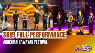 SB19 at Abrenian Kawayan Festival  AUDIO SYNCHRONIZED Full Performance [upl. by Ziguard360]