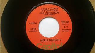 Bobby Wants A Puppy Dog For Christmas  Merle Haggard  1973 [upl. by Noseaj]