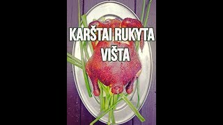 RUKYTA VISĢTA  KARSĢTO RUĢ„KIMO VISĢTA  PASIDARYK PATS  KAIP RUKYTI VIÅ TA [upl. by Eydie116]