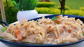 White Sauce Pasta 😋🍝🤤 Must try🤤❤️🧿swaadwithharshi food whitesaucepasta recipe viralvideo [upl. by Gronseth]