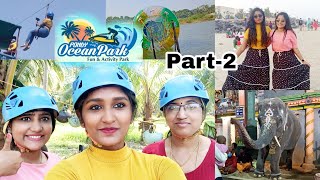 Ocean park pondy  part  2  Kaviya Karun 💜 [upl. by Midas285]