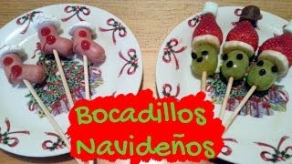 Bocadillos Navideños  Recetas navideñas [upl. by Helaina]