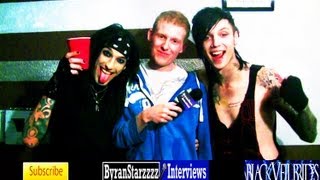 Black Veil Brides Interview 6 Andy Biersack amp Christian Coma 2013 [upl. by Snashall]