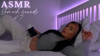 ASMR 3DIO Stomach Sounds pt7 🌀 rumbles growling gum chewing [upl. by Emylee]