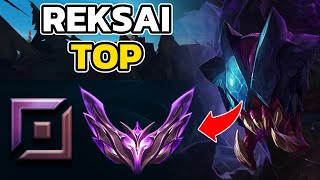 REKSAI TOP MASTER GAMEPLAY LOL OFFMETA BUILDGUIDE HOW TO PLAY REKSAI TOP [upl. by Sabec]