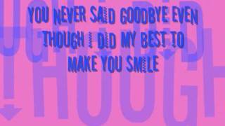 ramzi you never said goodbye lyrics 2009 [upl. by Kelsi]