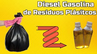 Cómo hacer Combustible de Plástico CASERO 😱♻️ [upl. by Lovering]