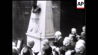 Bust Unveiled to Lord Northcliffe In Fleet Street [upl. by Cathryn]