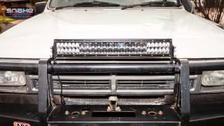 20quot LED Light Bar Bull Bar Mounting options  Snake Racing [upl. by Adiam]