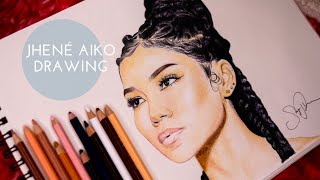 JHENÉ AIKO DRAWING [upl. by Allecram]