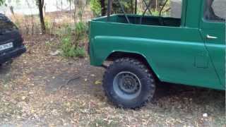 UAZ 469 Cold Start MB Diesel engine [upl. by Ayanaj]