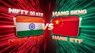 Nifty Bees Vs Hang Seng Bees  Nifty 50 ETF Vs Hang Seng ETF  India vs China [upl. by Newra728]