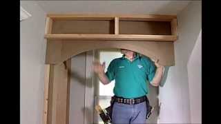 Building Storage Spaces Part 8 Making Decorative Arches [upl. by Swords]