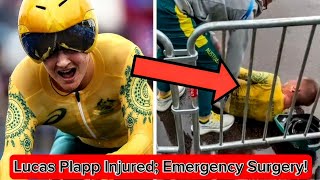 OLYMPICS 2024 Lucas Plapp HOSPITALIZED and RUSHED to SURGERY Following HEAVY CRASH  digital sk [upl. by Evoy]